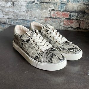 SAM Edelman Ethyl Snakeskin Sneakers Size 9M
